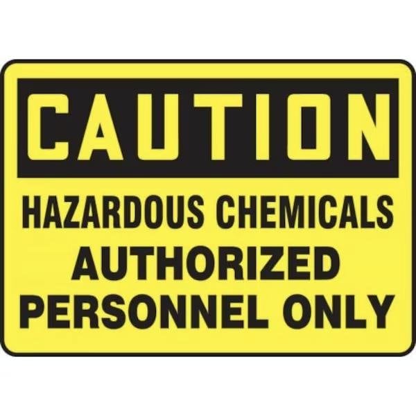Accuform OSHA CAUTION SAFETY SIGN HAZARDOUS MCHL648XL MCHL648XL - main